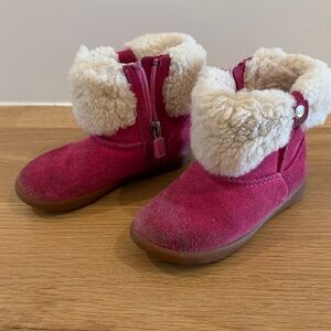Cozy Pink Kids Ugg Boots